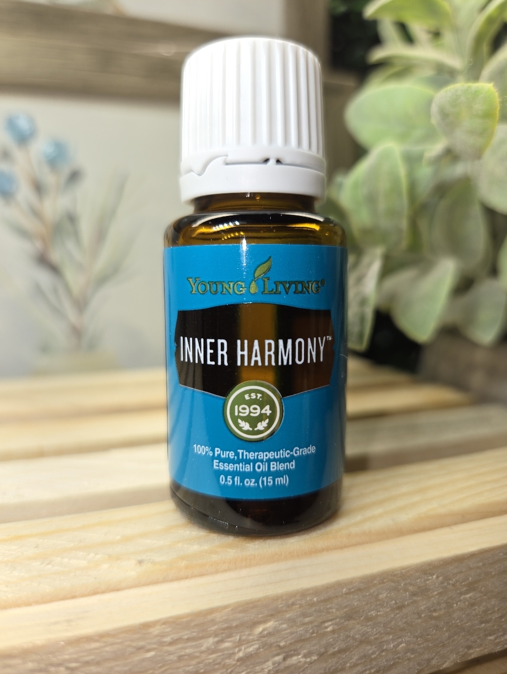 New unopened 15 ml bottle of young living Inner Harmony‎ essential oil blend.